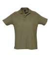 11342 Summer II Cotton Piqué Polo Shirt Army colour image